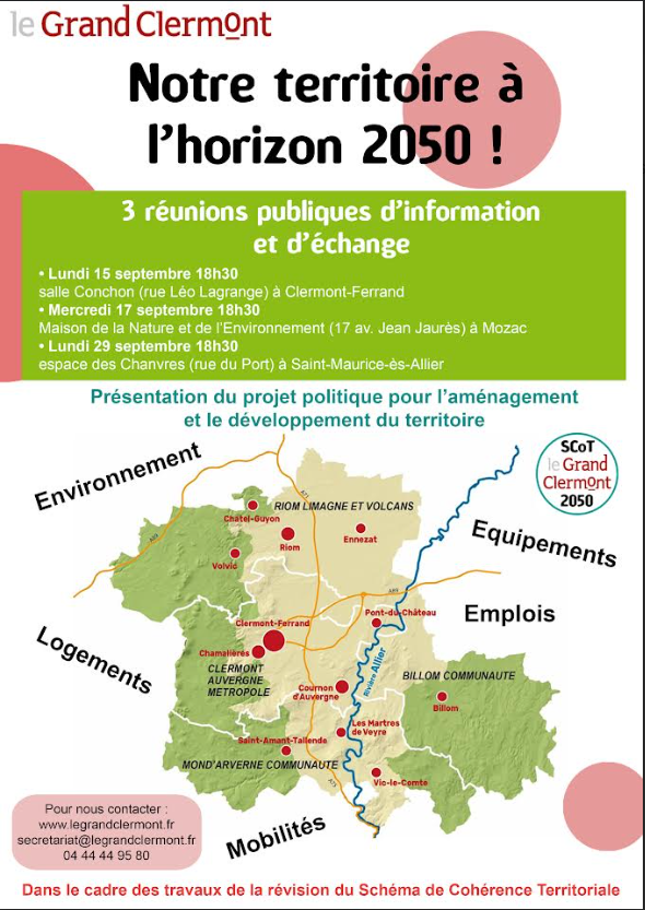 Réunions d'informations pour la révision du SCOT