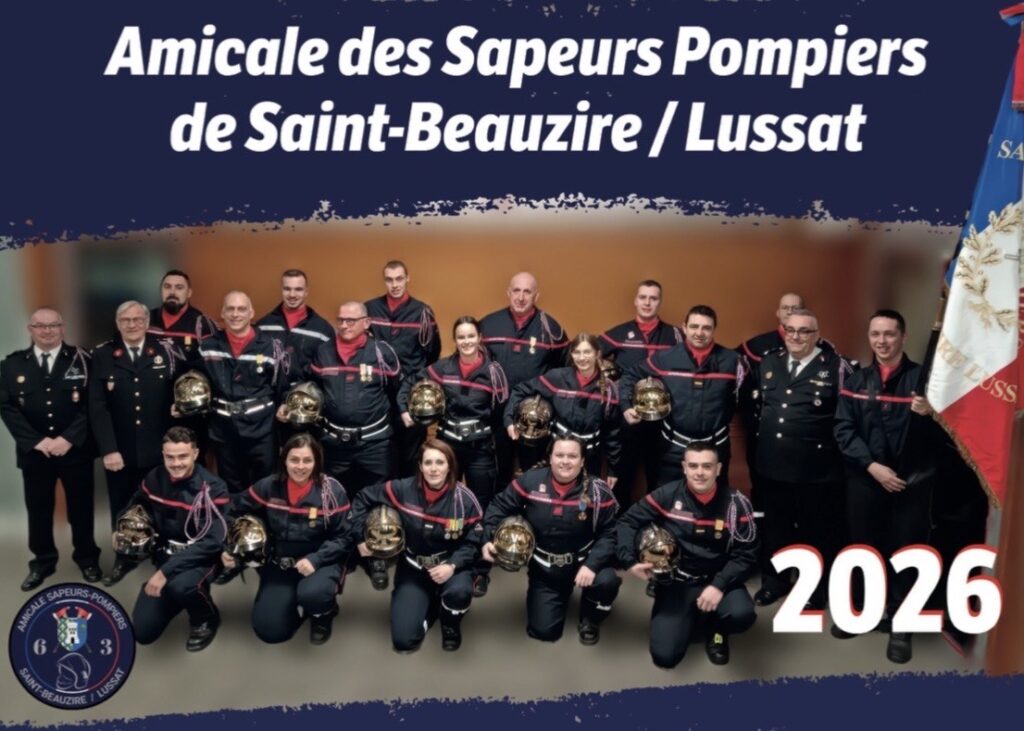 Les Sapeurs-Pompiers de Saint-Beauzire/Lussat débutent leur traditionnelle tournée des calendriers à partir du 10 novembre 2025